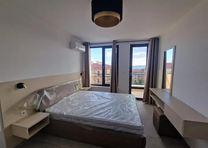 Neues Luxus-apartment Mit Meerblick Und Balkon Apartamento Sveti Vlas